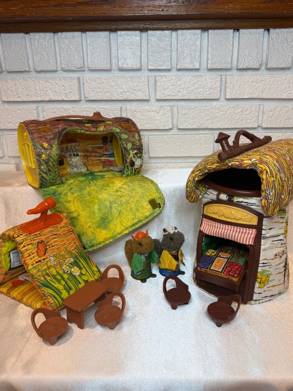 Vintage Fisher-Price The Woodseys Squirrel Playsets - 1979 / 1980